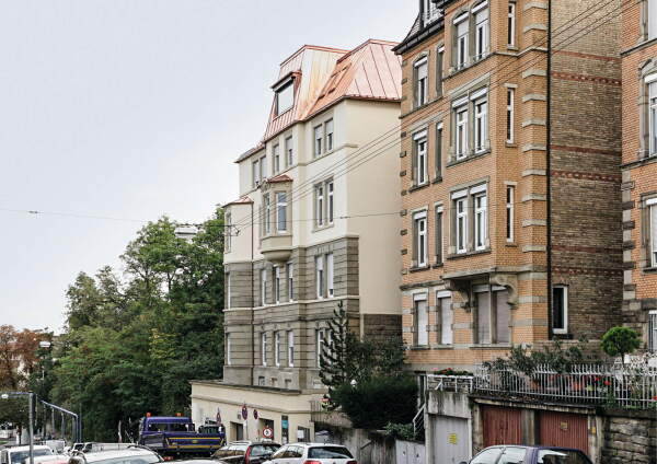 K59 � Dachaufbau in Kupfer, Stuttgart von STUDIO CROSS SCALE (Stuttgart), Bauherr: S�dwesttextil e.V.