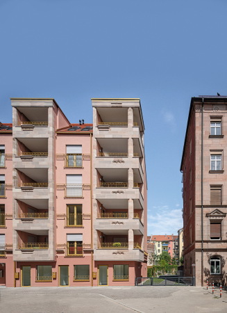 Wohnen an der Werderstra�e in N�rnberg von Hild und K, Bauherr: Schultheiss Wohnbau