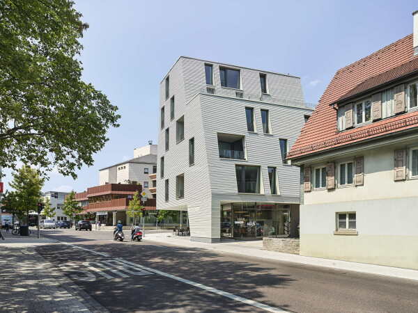 Haus Liselotte - Wohnungsbau f�r Pflegekr�fte in Ostfildern-Ruit von Kauffmann Theilig & Partner   (Stuttgart), Bauherr: Erich und Liselotte Gradmann-Stiftung