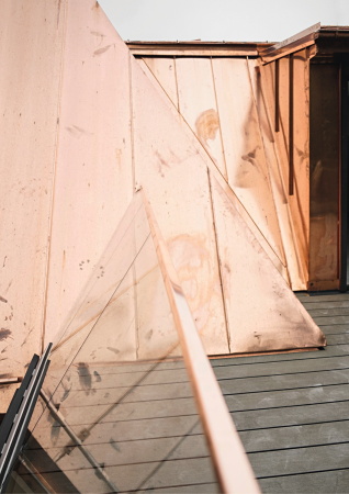 K59 � Dachaufbau in Kupfer, Stuttgart von STUDIO CROSS SCALE (Stuttgart), Bauherr: S�dwesttextil e.V.