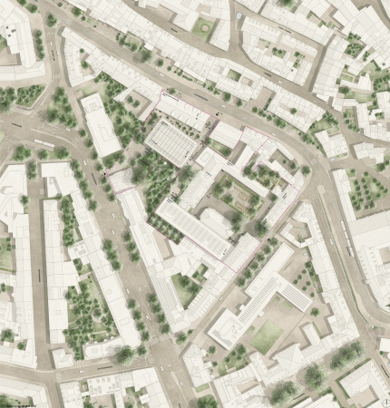 Christ & Gantenbein: Lageplan