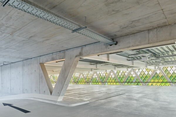 Parkhaus mit Energiezentrale von asp Architekten