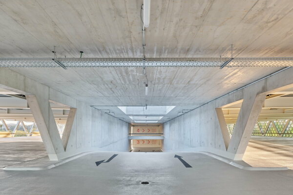 Parkhaus mit Energiezentrale von asp Architekten