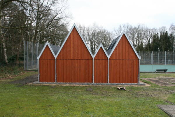 Geräteschuppen der Heidewegschule von publicplan Architektur + Gestaltung