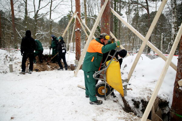 Tempor�re Museumserweiterung von ConstructLab in Berlin