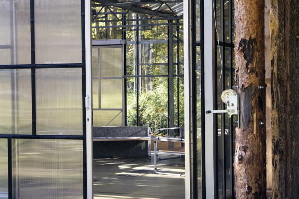 Tempor�re Museumserweiterung von ConstructLab in Berlin