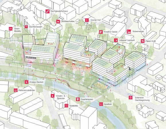 Anerkennung: superwien urbanism (Wien) mit Siri Frech Raum + Strategie (Berlin): Visualisierung