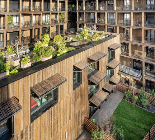 Wohn- und Gewerbebau von Atelier Architecture Vincent Parreira