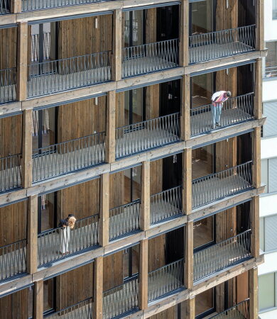 Wohn- und Gewerbebau von Atelier Architecture Vincent Parreira