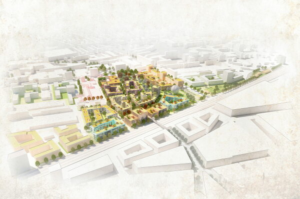 Anerkennung: kister scheithauer gross mit Rainer Schmidt Landschaftsarchitekten