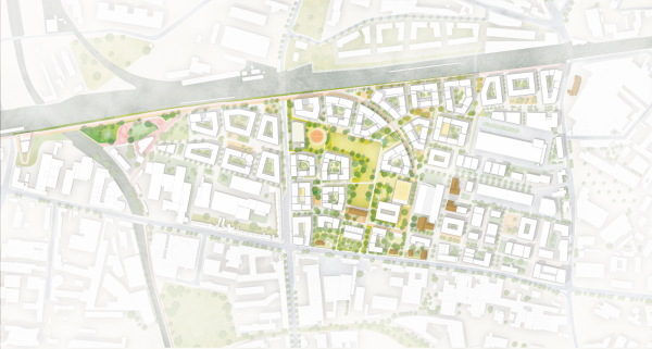 2. Preis: Teleinternetcafe mit Treibhaus Landschaftsarchitektur