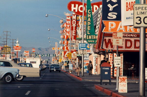 Zeichen entlang des Strip, 1966
