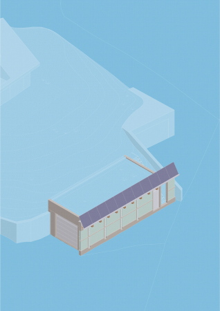 Werkstattanbau bei Lausanne von Ellipsearchitecture