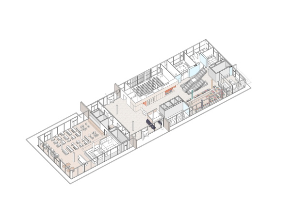 Isometrie Erdgeschoss