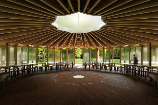 Entwurf für den Serpentine Pavilion 2023, Innenraum