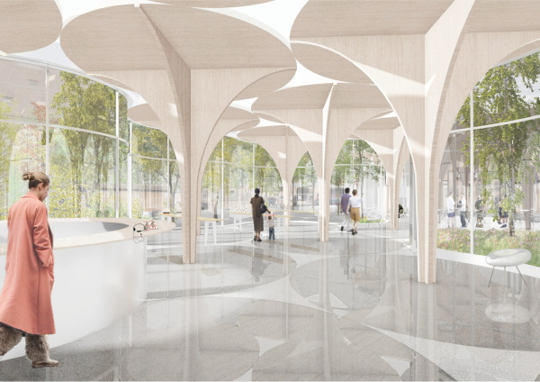 Anerkennung: Cheret Bozic Architekten mit lohrer.hochrein Landschaftsarchitekten und Stadtplaner