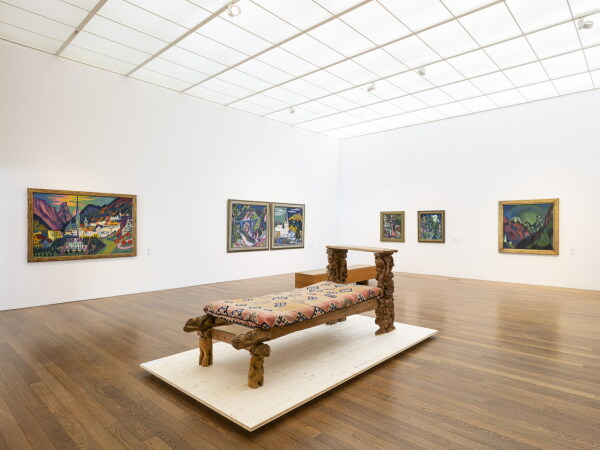 Ausstellungsansicht Gigon/Guyer. Kirchner Museum revisited im Kirchner Museum Davos