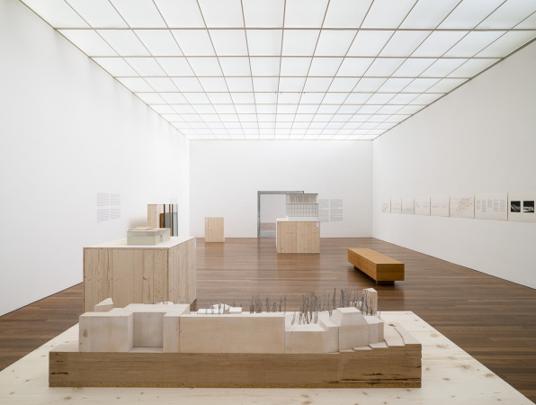 Ausstellungsansicht Gigon/Guyer. Kirchner Museum revisited im Kirchner Museum Davos