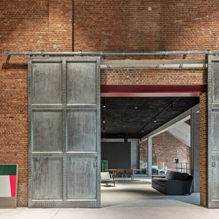 Umnutzung zum Showroom in Aalst von Objekt Architecten