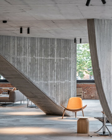 Umnutzung zum Showroom in Aalst von Objekt Architecten