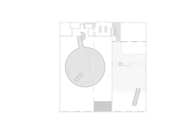 Galerieebene mit Nutzung