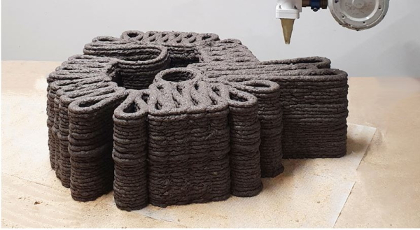 3D-gedruckter Cellulose-Prototyp