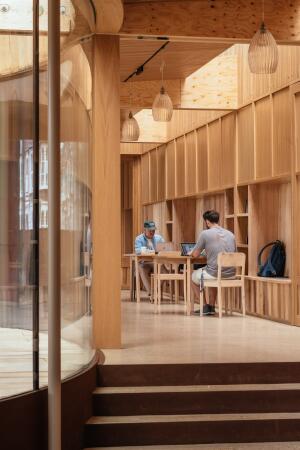 Bibliotheksanbau in London von Studio Weave
