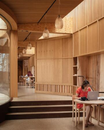 Bibliotheksanbau in London von Studio Weave