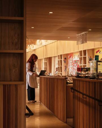 Bibliotheksanbau in London von Studio Weave