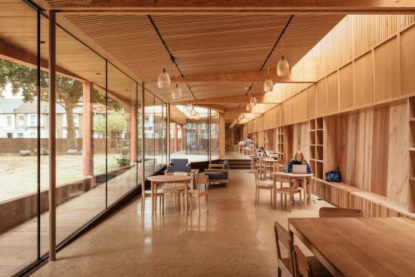 Bibliotheksanbau in London von Studio Weave