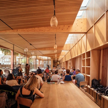 Bibliotheksanbau in London von Studio Weave