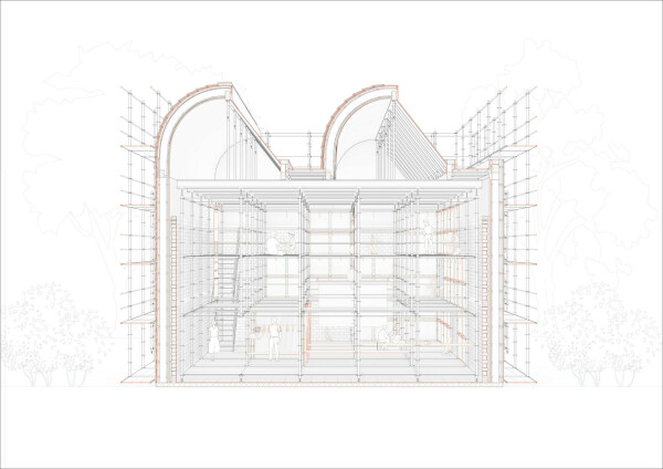 Studierende an der Peter Behrens School of Arts der HS Dsseldorf haben kologische Anstze fr den Erhalt der Simultanhalle in Kln entwickelt.