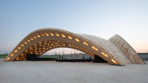 BUGA Holz-Pavillon auf der Bundesgartenschau Heilbronn