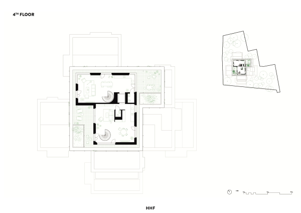 Grundriss 4. Obergeschoss