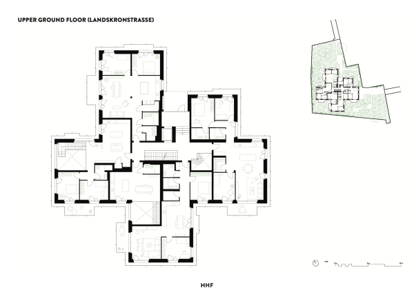 Grundriss Erdgeschoss Landskronstrasse