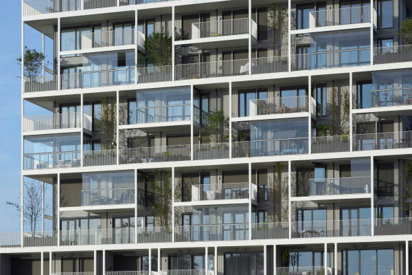 Wohnhochhaus von Olaf Gipser Architects