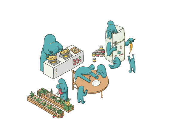 Grafik im Home Report 2022 von Oona Horx-Strathern