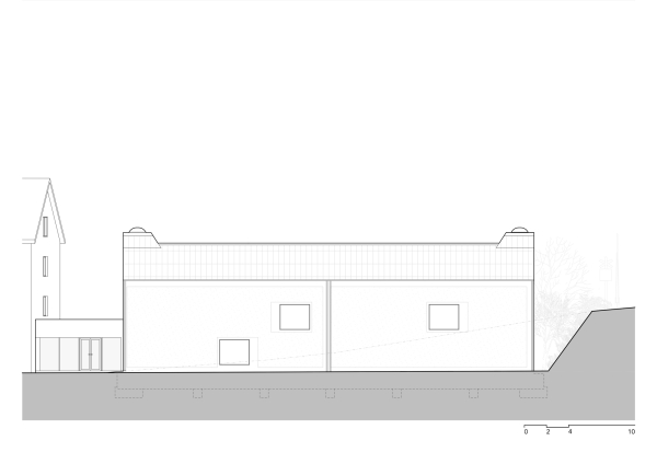 Ansicht Ost Sporthalle