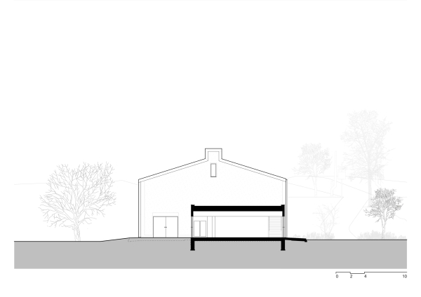 Ansicht S�d Sporthalle