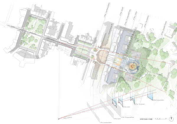 4. Preis: Belvedere (Paris) und Ove Arup (London)