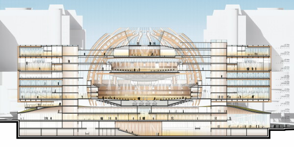 4. Preis: Belvedere (Paris) und Ove Arup (London)