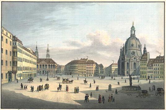 Historisierende Planungen an der Dresdner Frauenkirche
