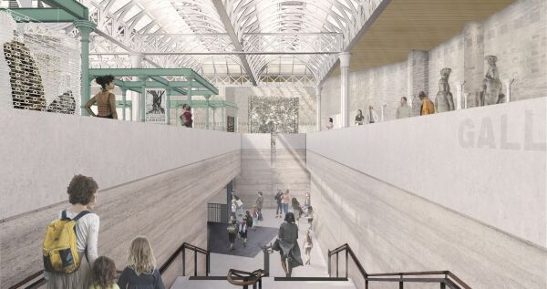 Treppenhaus im General Market