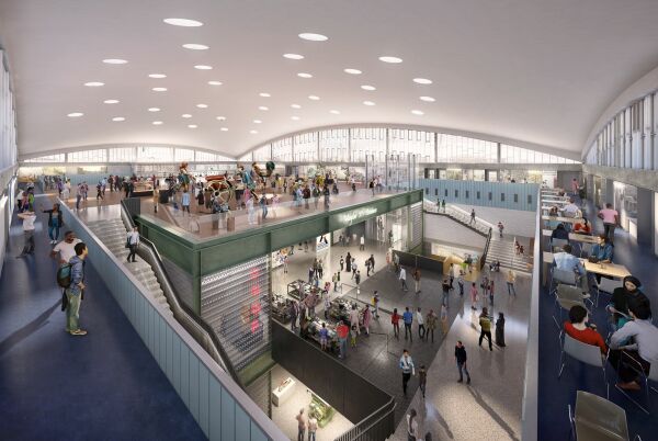 Visualisierung nach Umbau des Poultry Markets