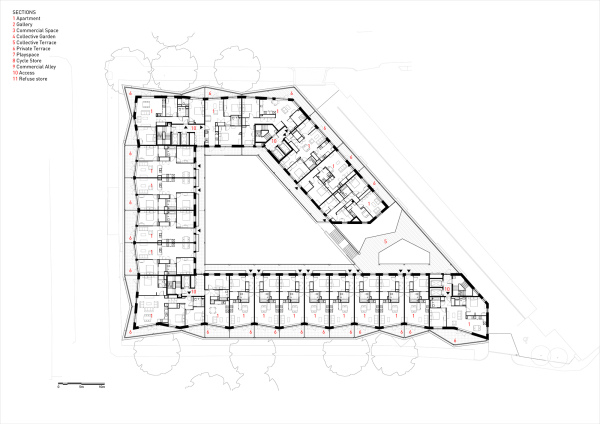 Typisches Obergeschoss