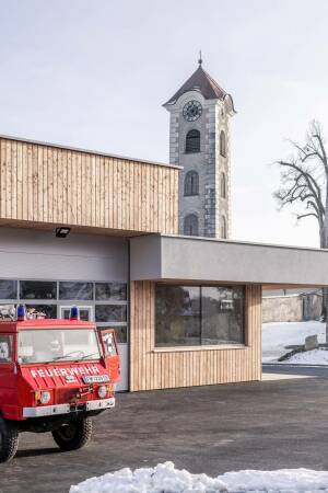 Feuerwehr in Obermhlbach von Scheiberlammer Architekten