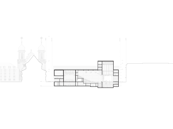 2. Preis: Fruehauf, Henry & Viladoms (Lausanne) u.a. mit Studio Vulkan Landschaftsarchitektur (Z�rich). L�ngsschnitt