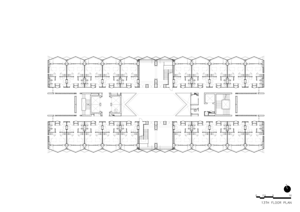 Grundriss 13. Geschoss