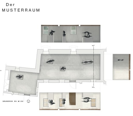 Ein 2. Preis: Bewerbendengemeinschaft Helga Blocksdorf Architektur und Brenne Architekten (beide Berlin), Musterraum
