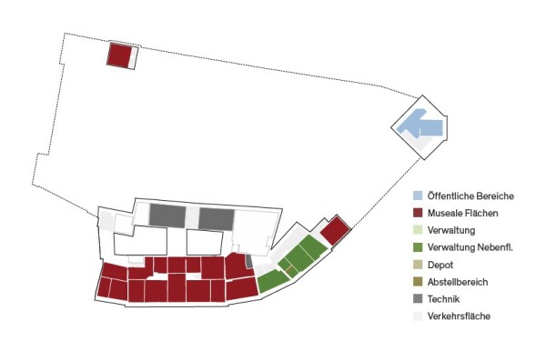 Ein 2. Preis: Bruno Fioretti Marquez (Berlin), Nutzungskonzept 2. OG